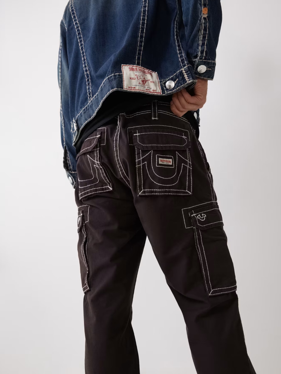 TRUERELIGION/トゥルーレリジョン/BAGGY BIG T DENIM CARGO PANT