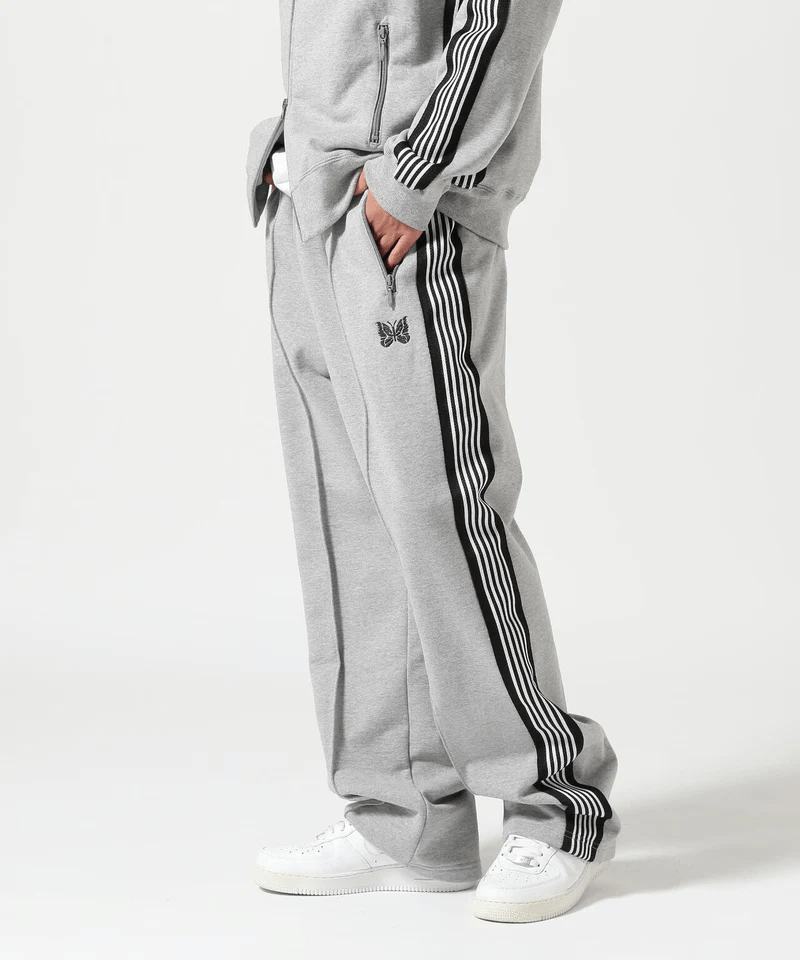 Needles/ニードルズ/【B'2nd EXCLUSIVE】Track Pant - Cotton Jersey GRAY XS