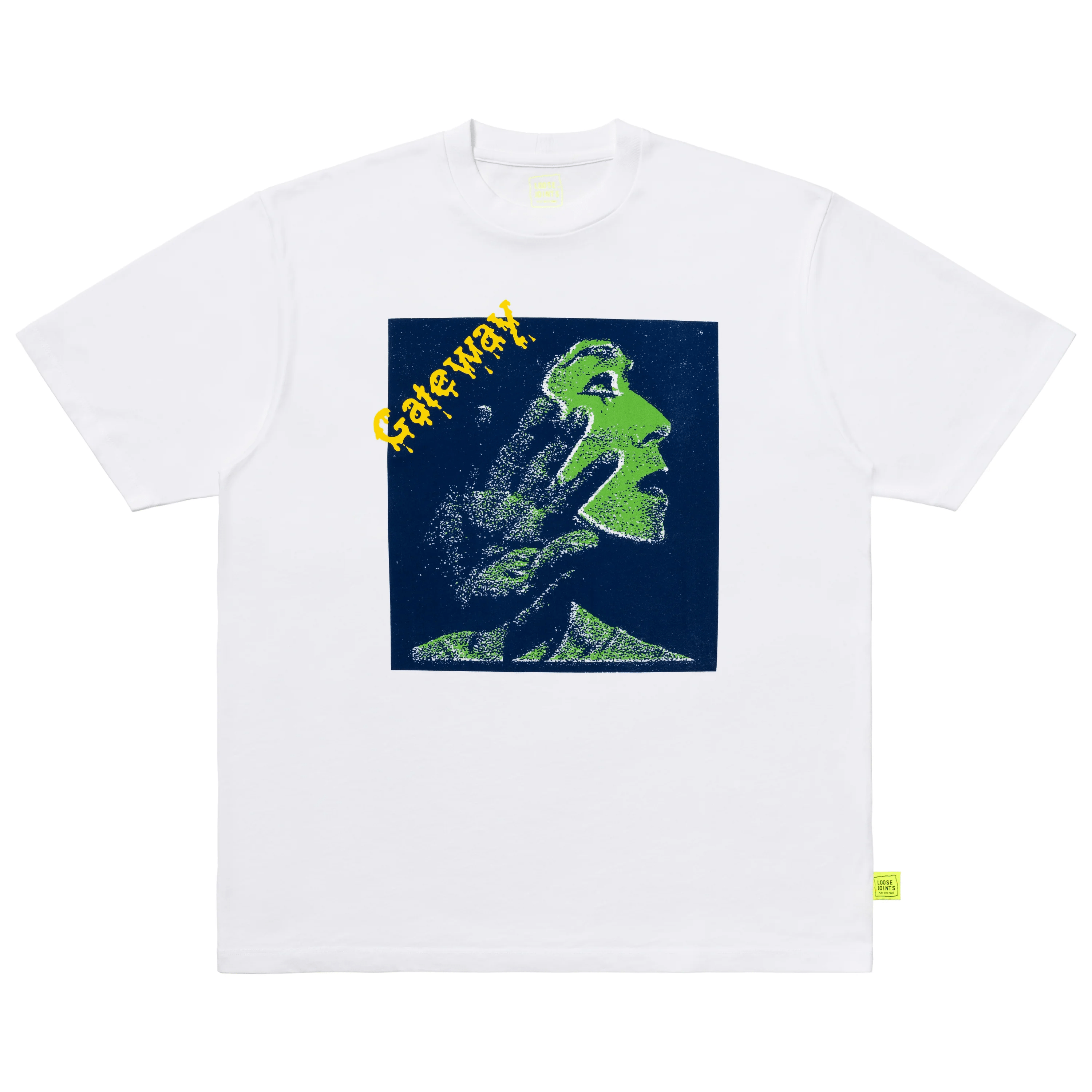 loosejoints/ルーズジョインツ/ED DAVIS - 'GATEWAY' S/S TEE WHITE S