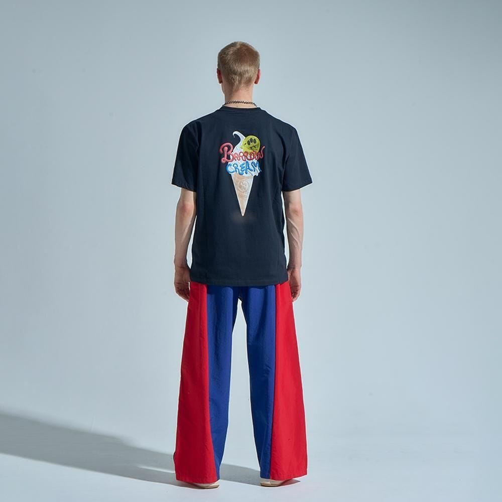 BARROW/バロウ/BARROW ICECREAM T-SHIRT (#161) BLACK M