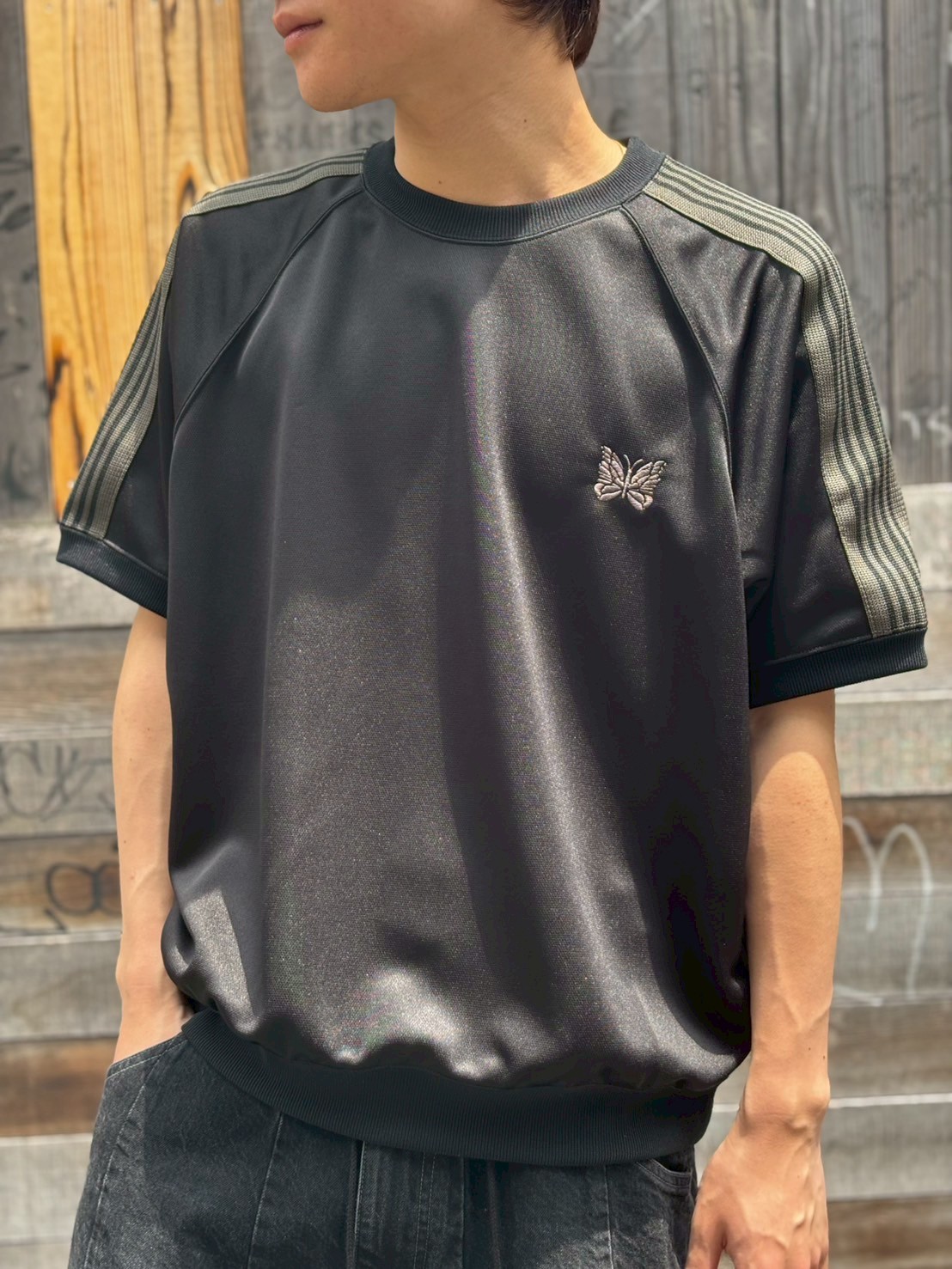 Needles モッズコート 黒 Needles(ニードルズ) モッズコート(メンズ) - 海外通販のBUYMA