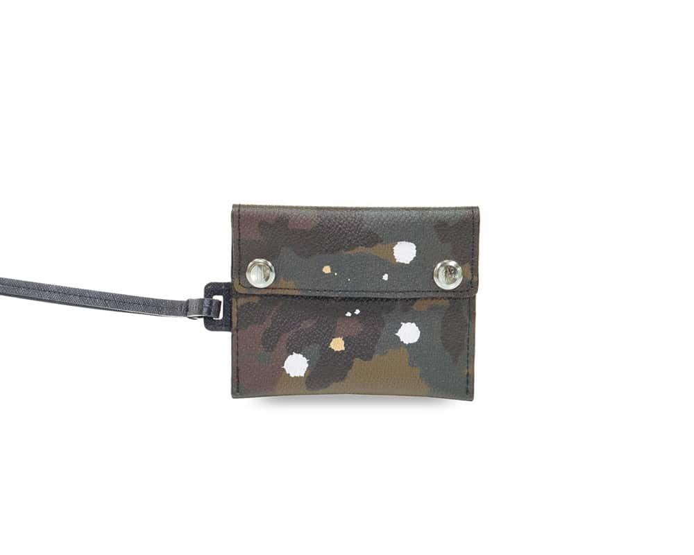 GENTIL BANDIT/ジャンティバンティ/ネックスマートウォレット カーキカモ F