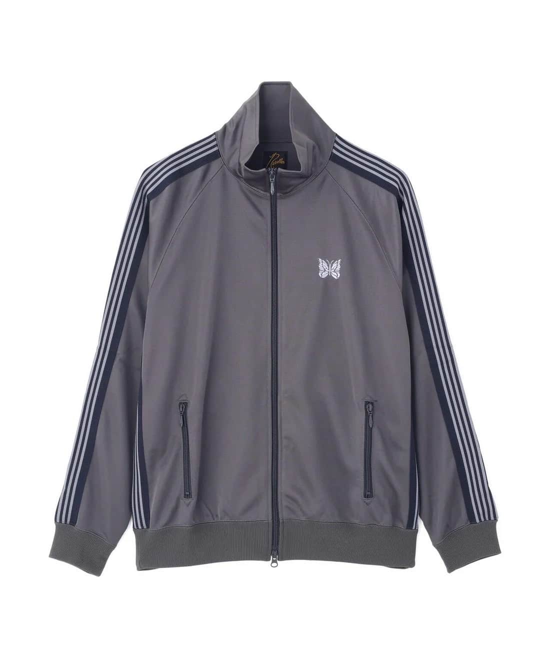 Needles 【B'2nd EXCLUSIVE】/ニードルズ【B'2nd別注】/Track jkt poly smooth 2025A/W Charcoal glay L