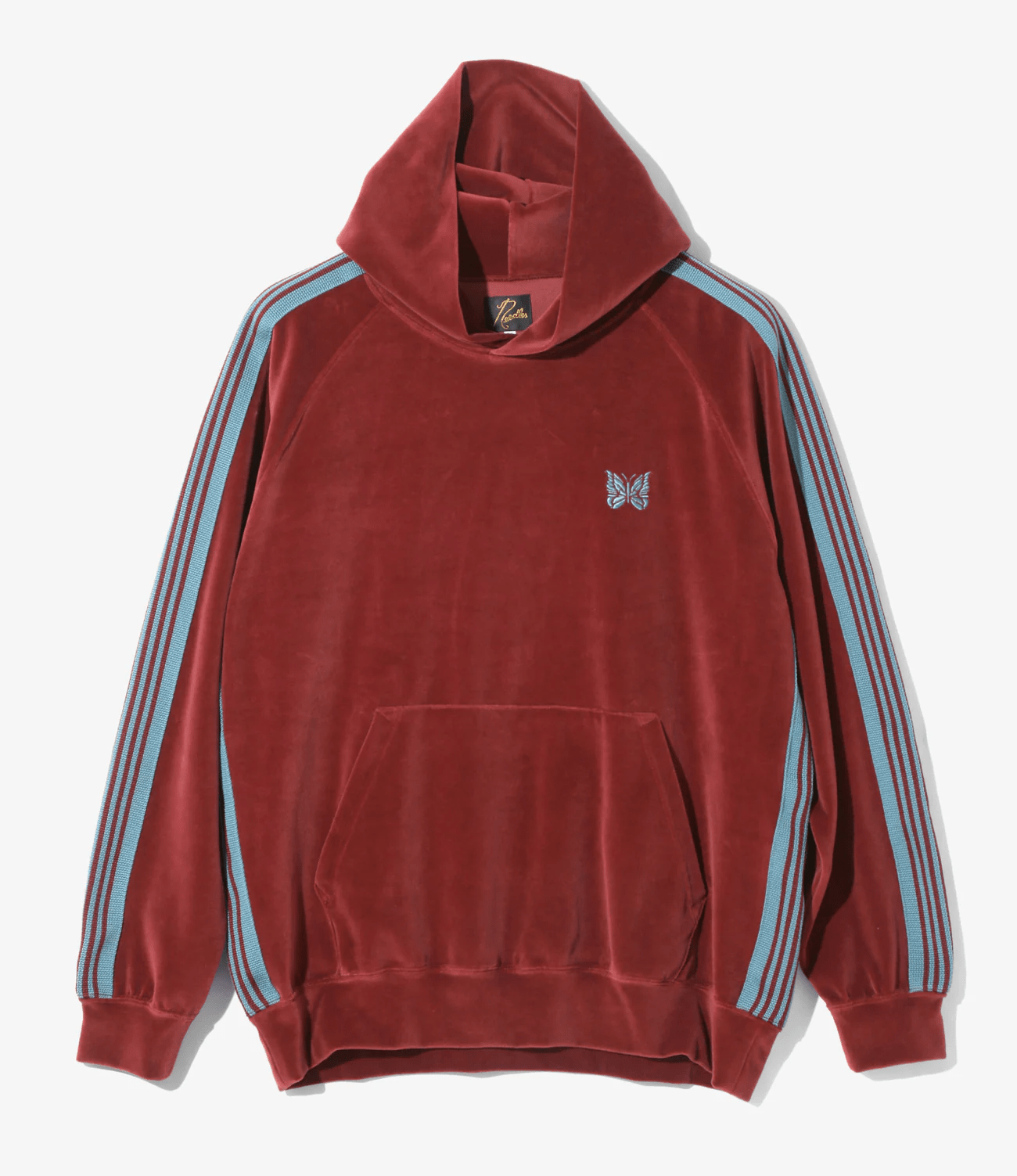 Needles/ニードルズ/TRACK HOODY - C/PE VELOUR B-burgundy M