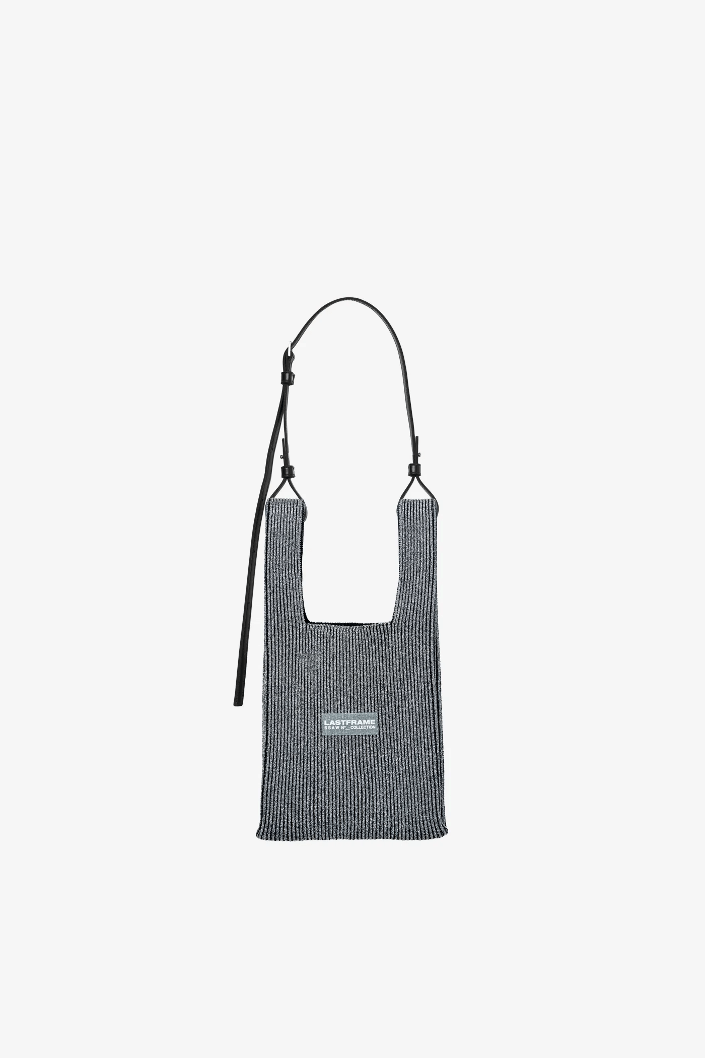 LASTFLAME／ラストフレーム/KASANE MARKET BAG SMALL / DARK SILVER × BLACK DARK SILVER × BLACK F