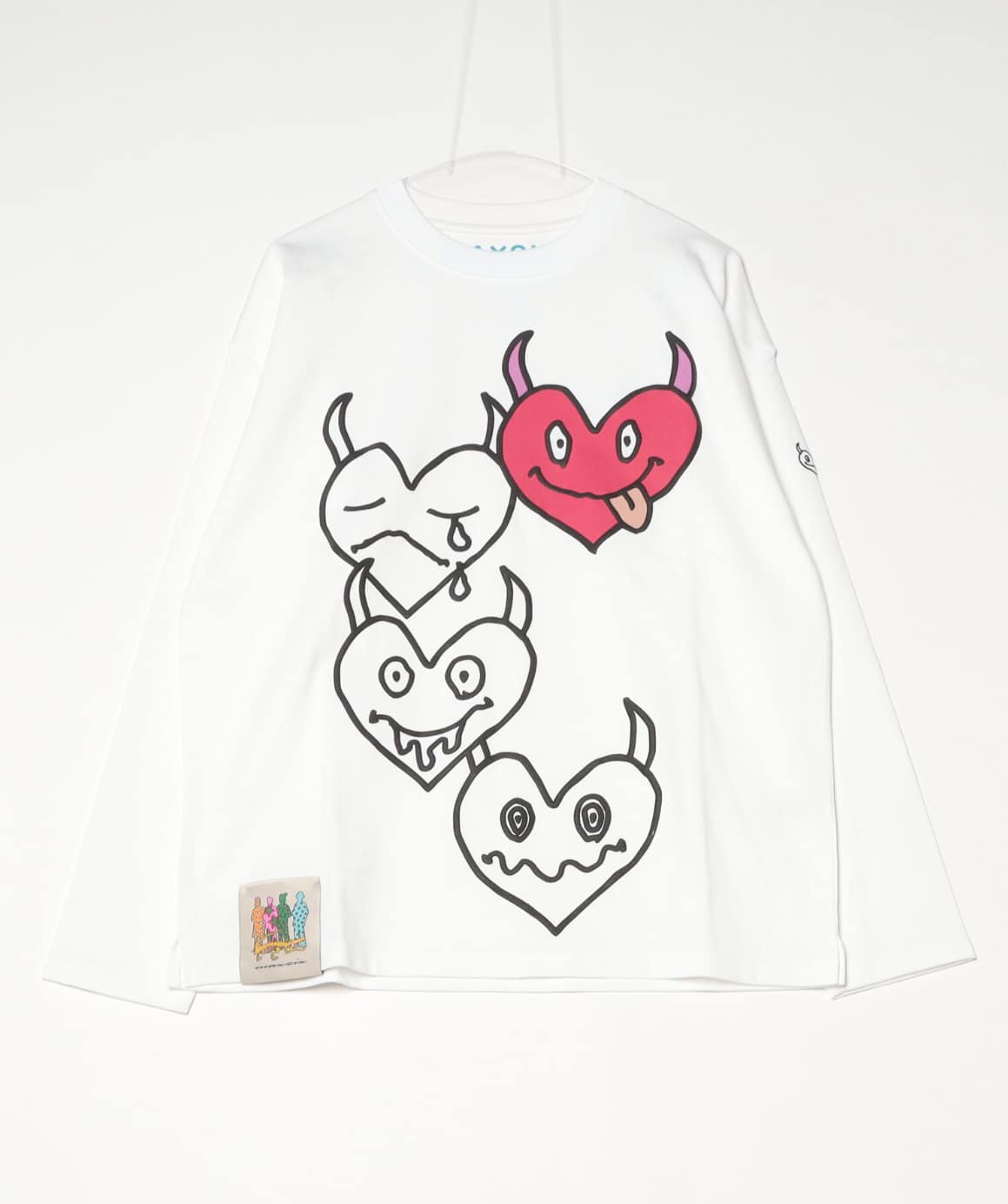 maxsix/マックスシックス/ONI HERTS L/S TEE White L