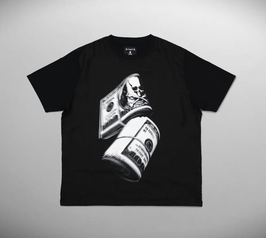 TRIPPY MIKIO ART × mastermind JAPAN /トリッピーミキオアート×マスターマインドジャパン/TEE $1,000 BLACK L