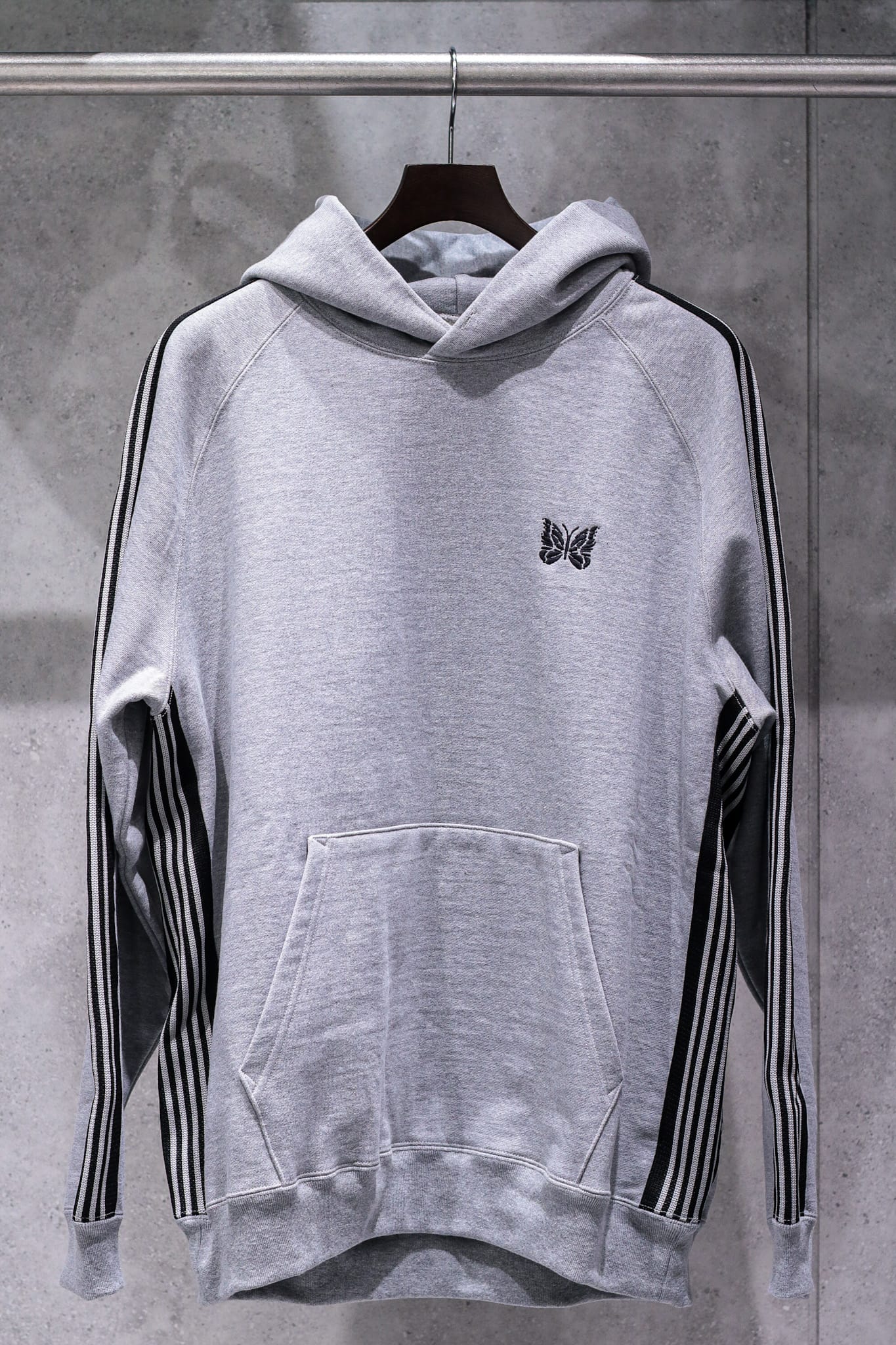 Needles/ニードルズ/【B'2nd EXCLUSIVE】Track Hoodie - Cotton Jersey GRAY 2XL