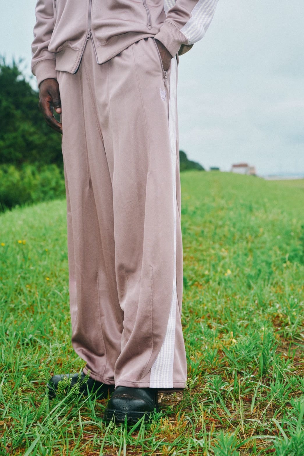 NEEDLES【B’2nd EXCLUSIVE】/ニードルズ【B'2nd別注】/H.D. Track Pant - Poly Smooth TOUPE M
