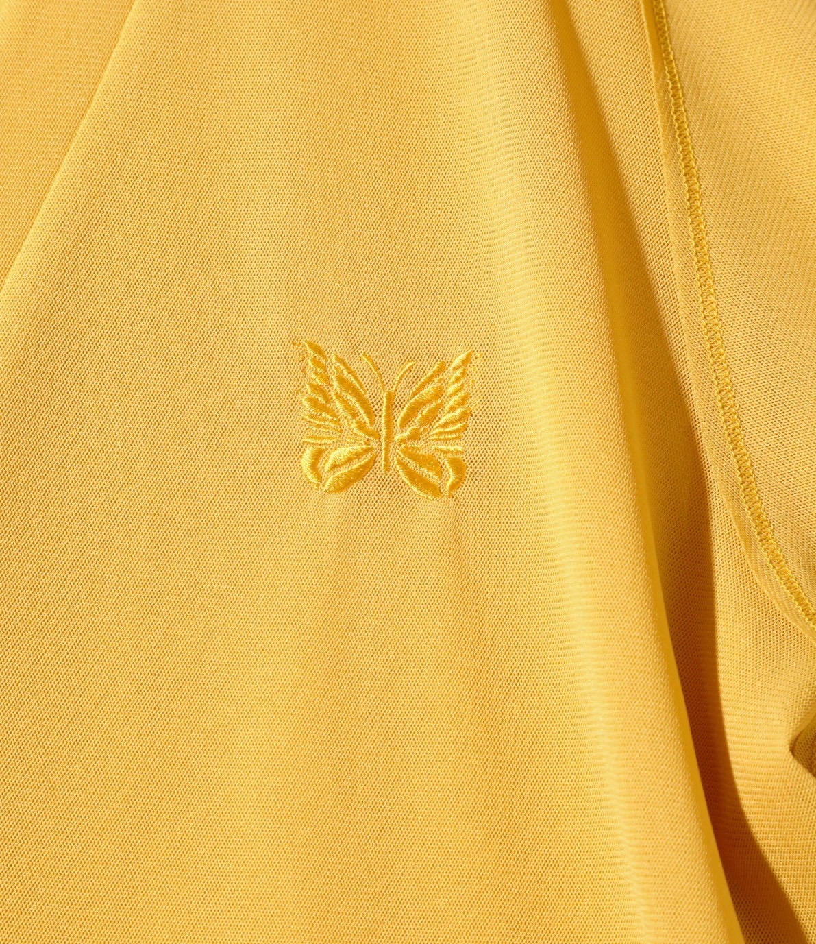 Needles/ニードルズ/V NECK CARDIGAN - POLY MESH 24ss YELLOW M