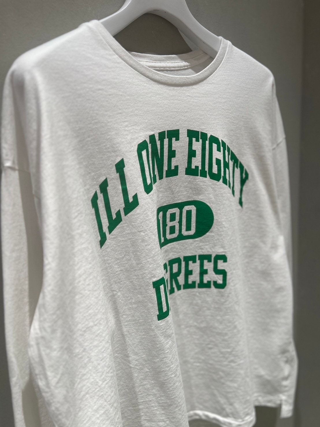 ILL ONE EIGHTY/イルワンエイティ/180 L/S TEEz(M WHITE)｜ ビーバー