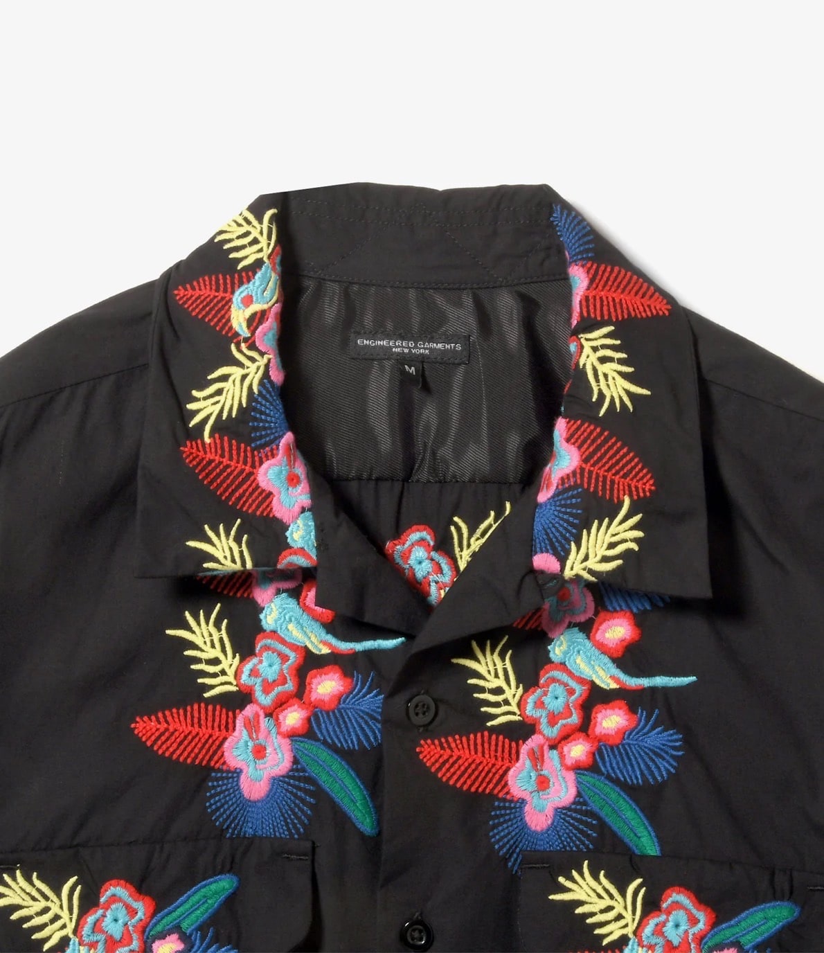 ENGINEERED GARMENTS/エンジニアドガーメンツ/CLASSIC SHIRT - COTTON FLORAL ENB. 24AW(S  BLACK)｜ ビーバー｜名古屋PARCO | ONLINE PARCO（オンラインパルコ）