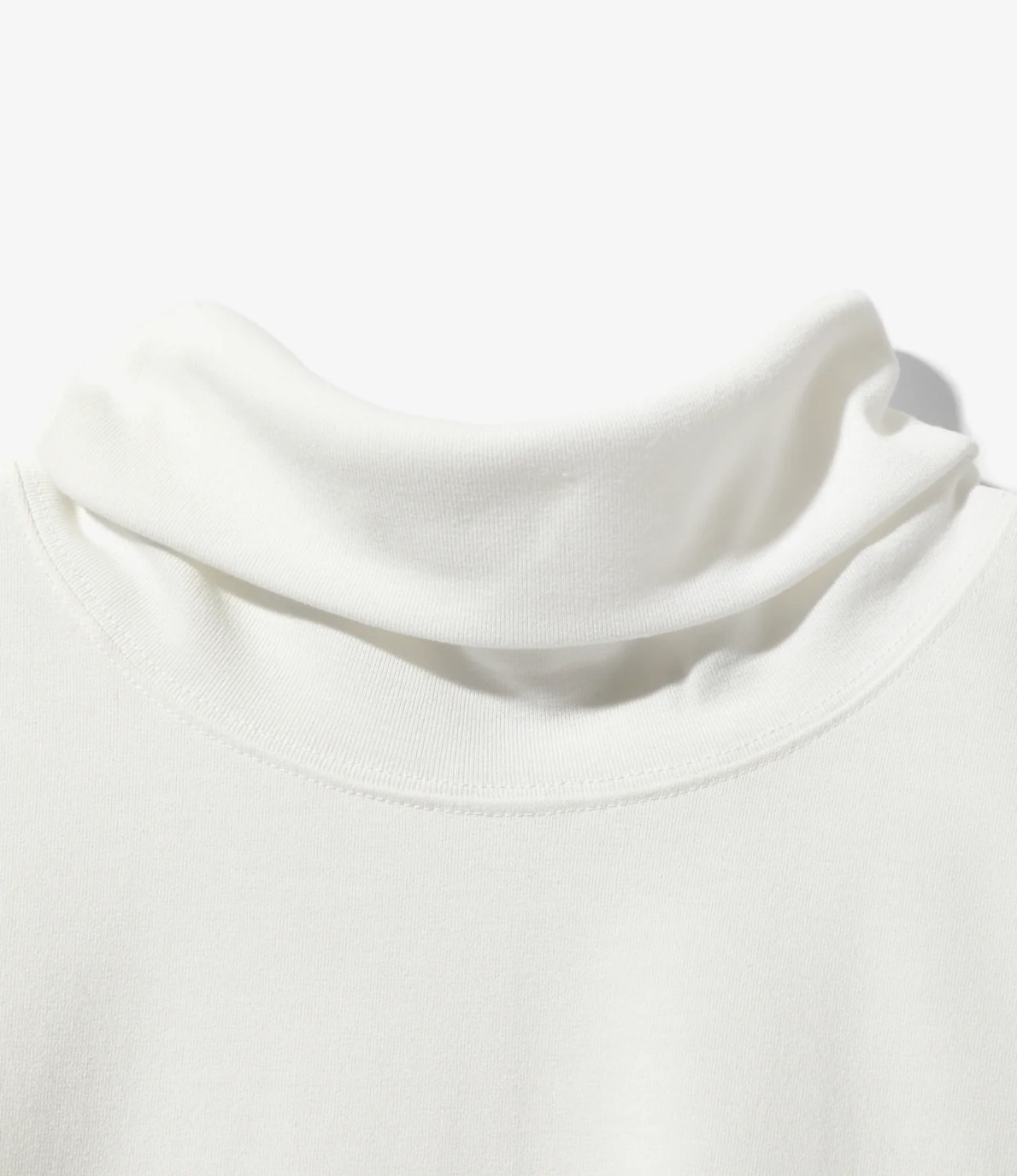 Needles/ニードルズ/L/S HIGH NECK TEE - POLY JERSEY 24AW WHITE S
