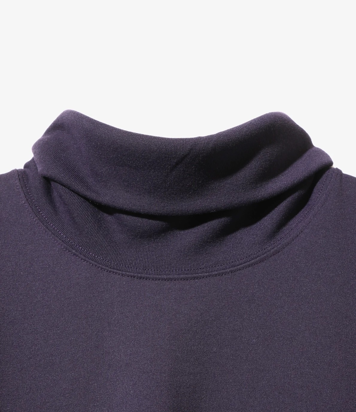 Needles/ニードルズ/L/S HIGH NECK TEE - POLY JERSEY 24AW PURPLE S