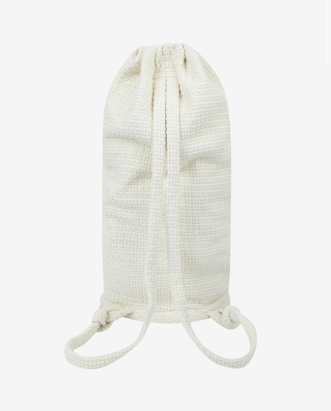 YES EYE SEE/イエスアイシー/Jacquard Fabric String Bag WHITE FREE