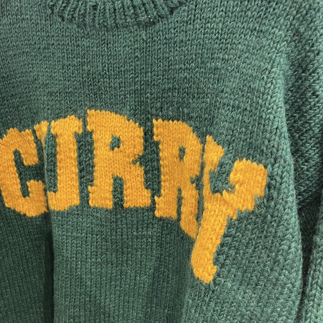 MacMahon Knitting Mills /マクマホンニッティングミルズ/Crew Neck Knit-GREEN CURRY