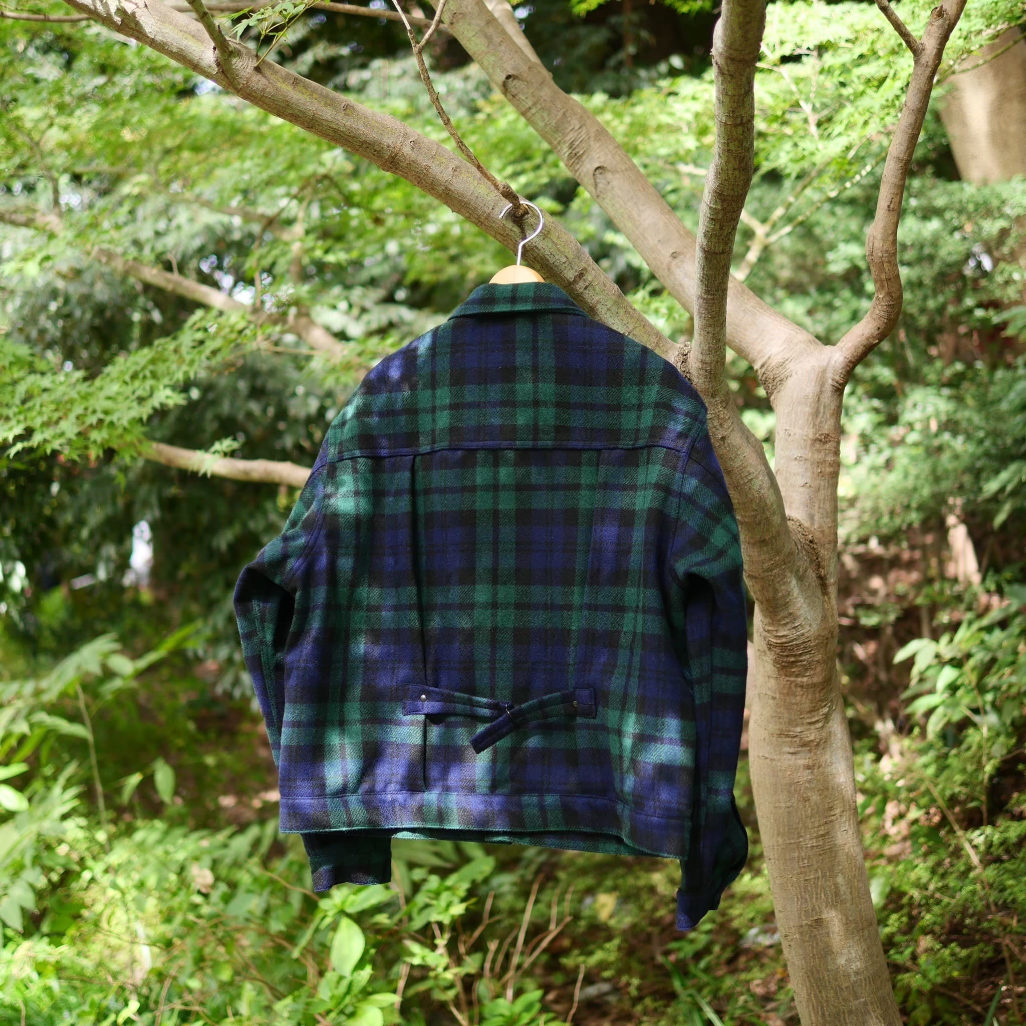 Needles/ニードルズ/別注MW Jean JK - Wool Tartan Plaid 24AW GREEN S