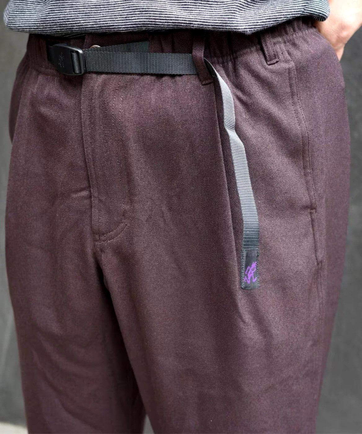 GRAMICCI×BEAVER/グラミチ×ビーバー/別注 WOOL LIKE SLACKS BROWN S