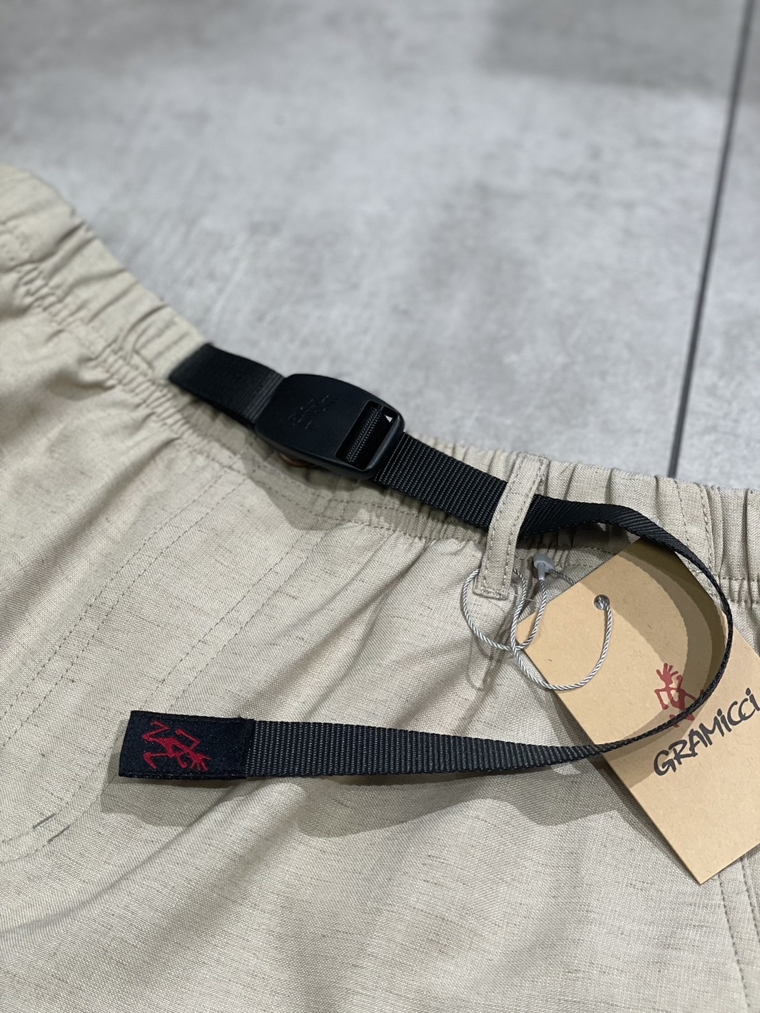 GRAMICCI/グラミチ/LINEN BLEND EASY TAPERED PANT リネンブレンドイージーテーパードパンツ BEIGE S