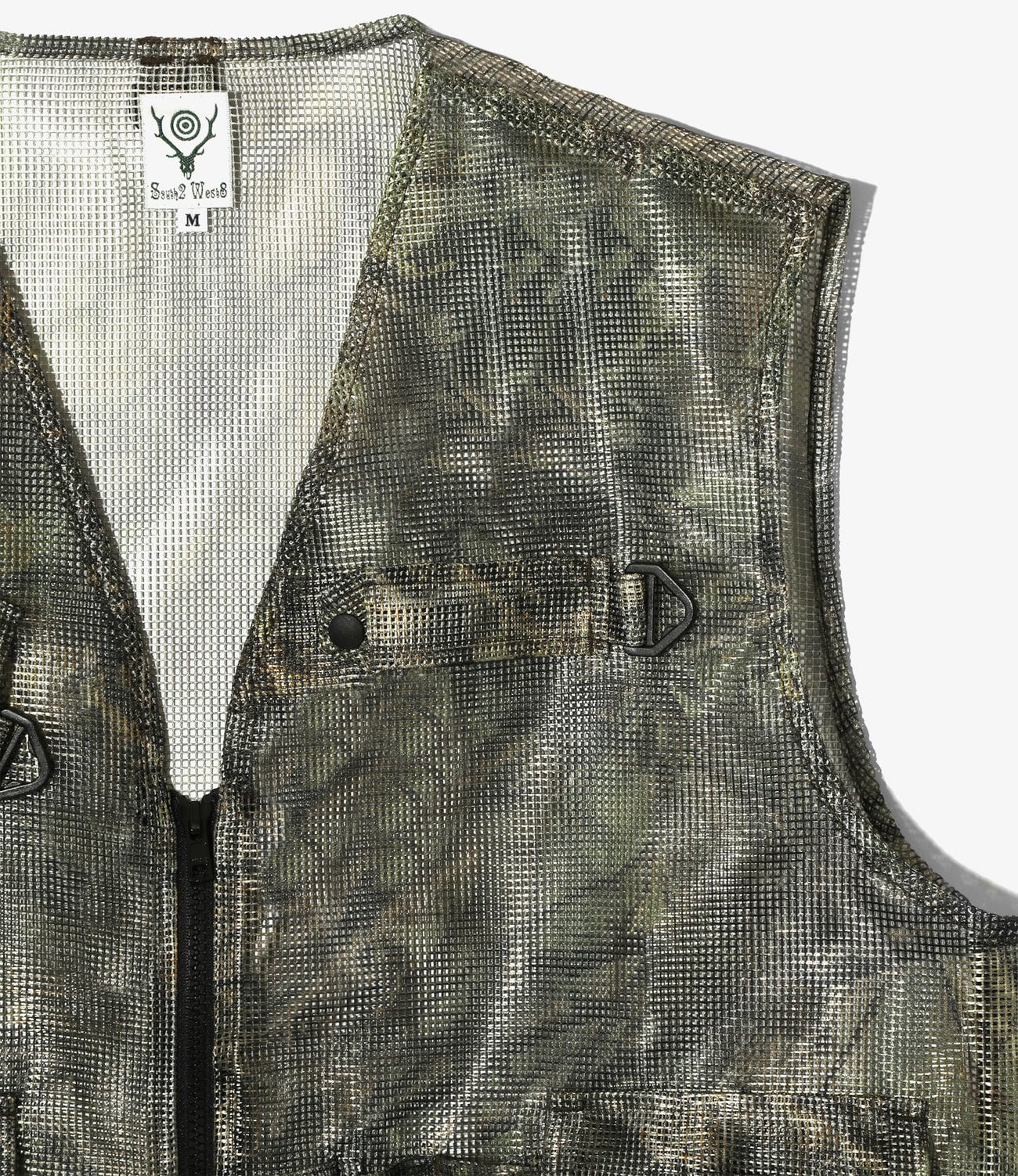South2 West8/Bush Trek Vest - Heavyweight Mesh GREEN M