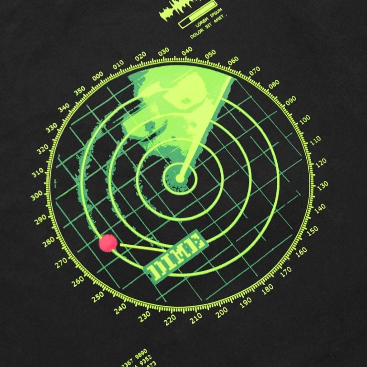 Dime/ダイム/RADAR T-SHIRT BLACK M