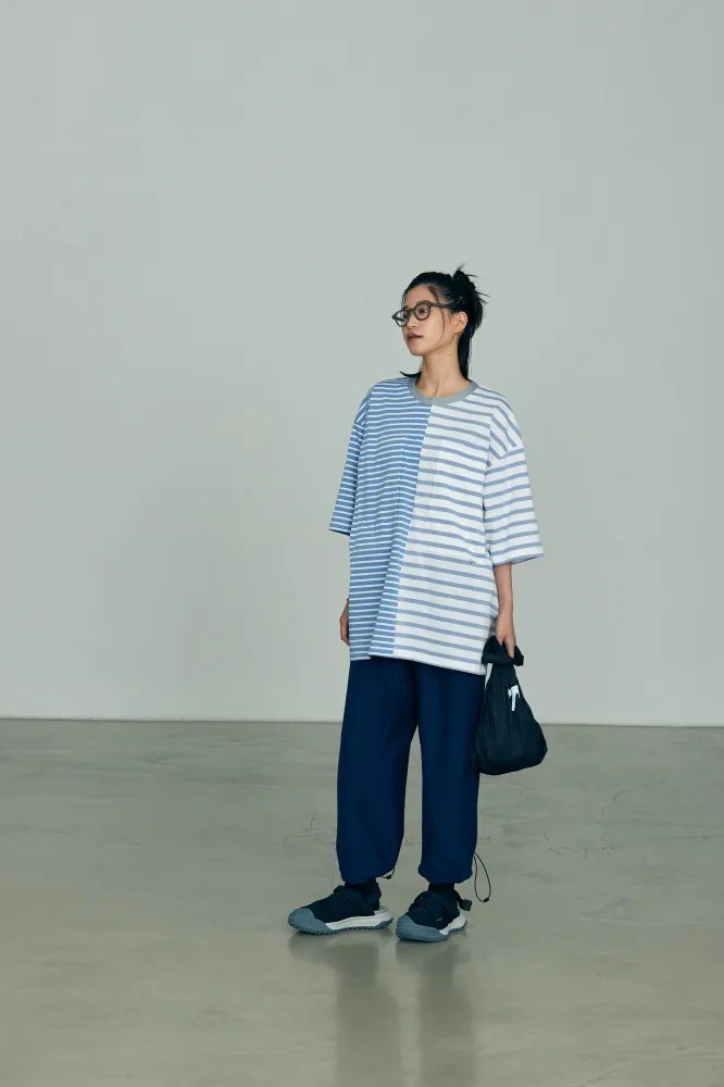 CMF OUTDOOR GARMENT/シーエムエフアウトドアガーメント/BORDER TEE S/S BLACK M