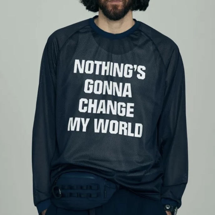 CMF OUTDOOR GARMENT/シーエムエフアウトドアガーメント/QUICK DRY MESH TEE L/S pt 25SS BEIGE M