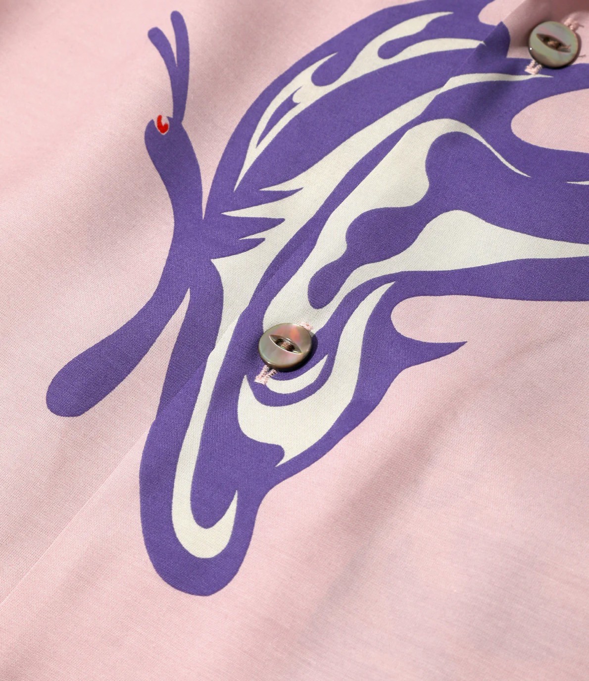 Needles×Kae Tanaka/ニードルズ×カエタナカ/S/S One-Up Shirt - KT Papillon PINK M