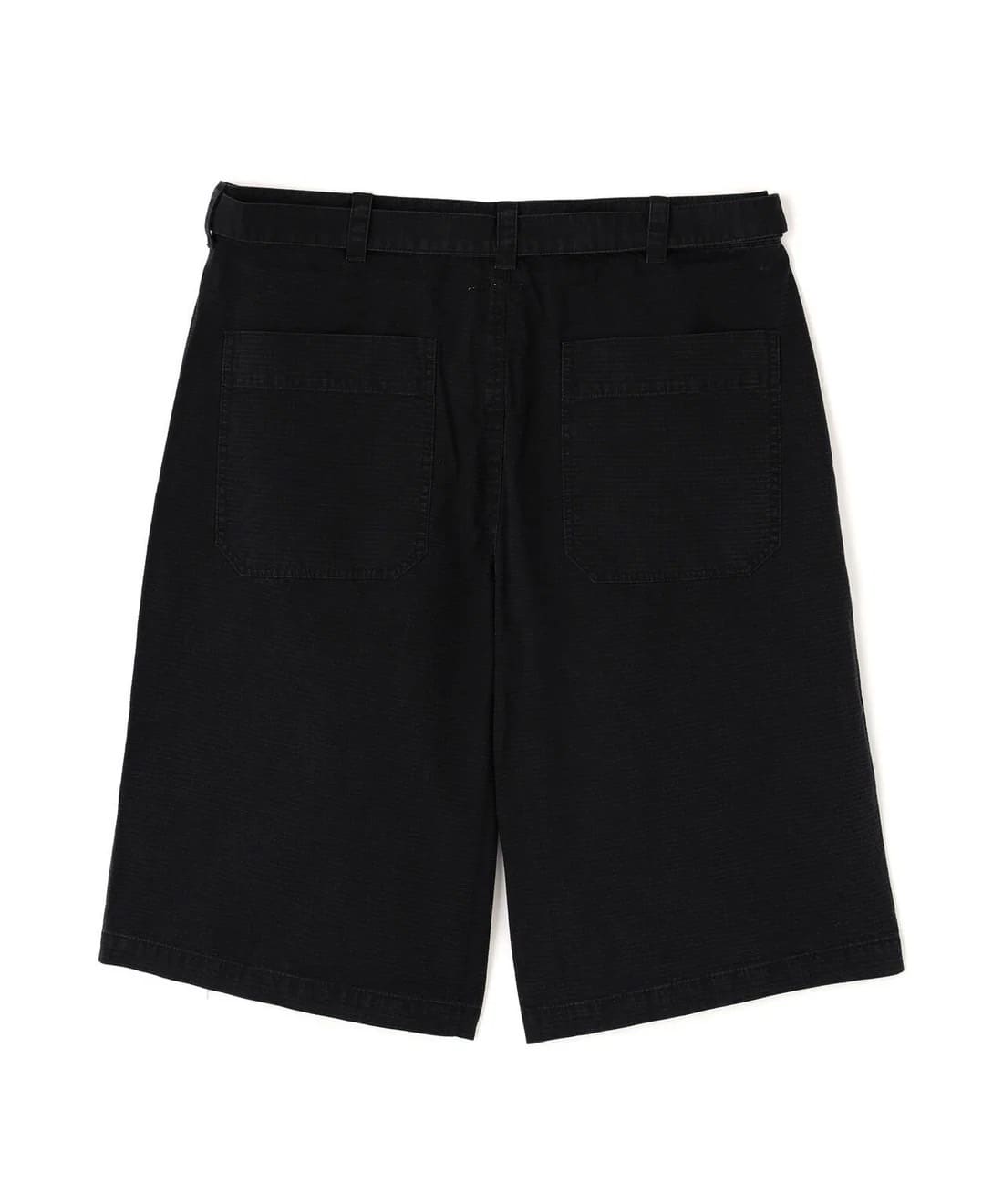 B omnivore/ビーオムニボー/ＲＩＰＳＴＯＰ　ＢＥＬＴ　ＳＨＯＲＴＳ　リップストップベルトショーツ BLACK M
