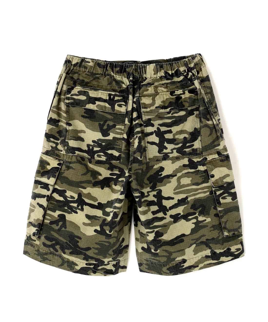 B omnivore/ビーオムニボー/ＲＩＰＳＴＯＰ　ＣＡＲＧＯ　ＳＨＯＲＴＳ　リップストップカーゴショーツ CAMO M
