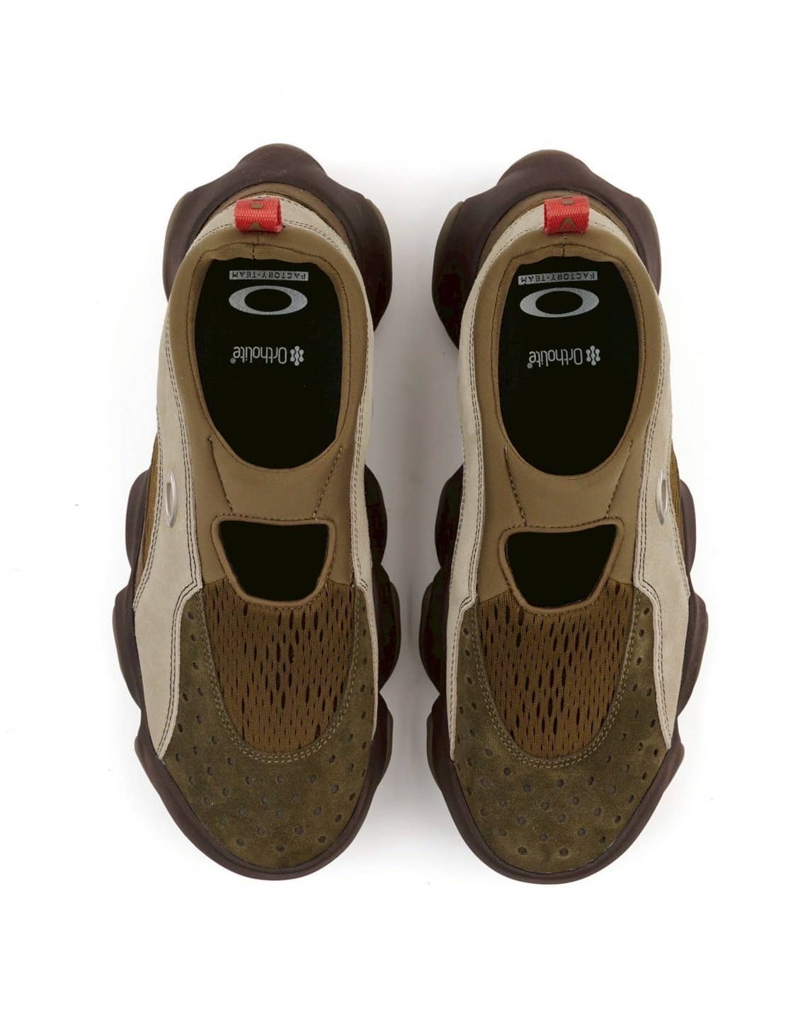 OAKLEY FACTORY TEAM/オークリーファクトリーチーム/FLESH SANDAL - STONE/ OLIVE OLIVE 7.5