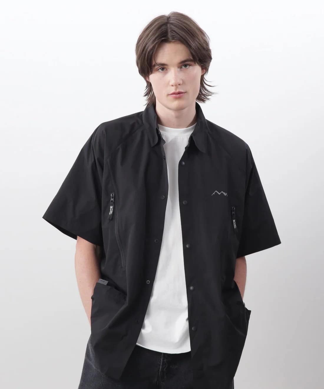 MANASTASH/マナスタッシュ/RIVER SHIRT/リバーシャツ BLACK M