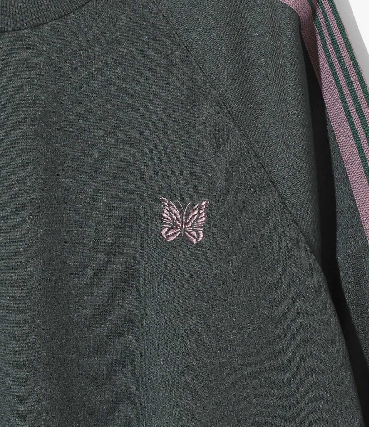 Needles/ニードルズ/Track Crew Neck Shirt - Poly Smooth 25AW GREEN M