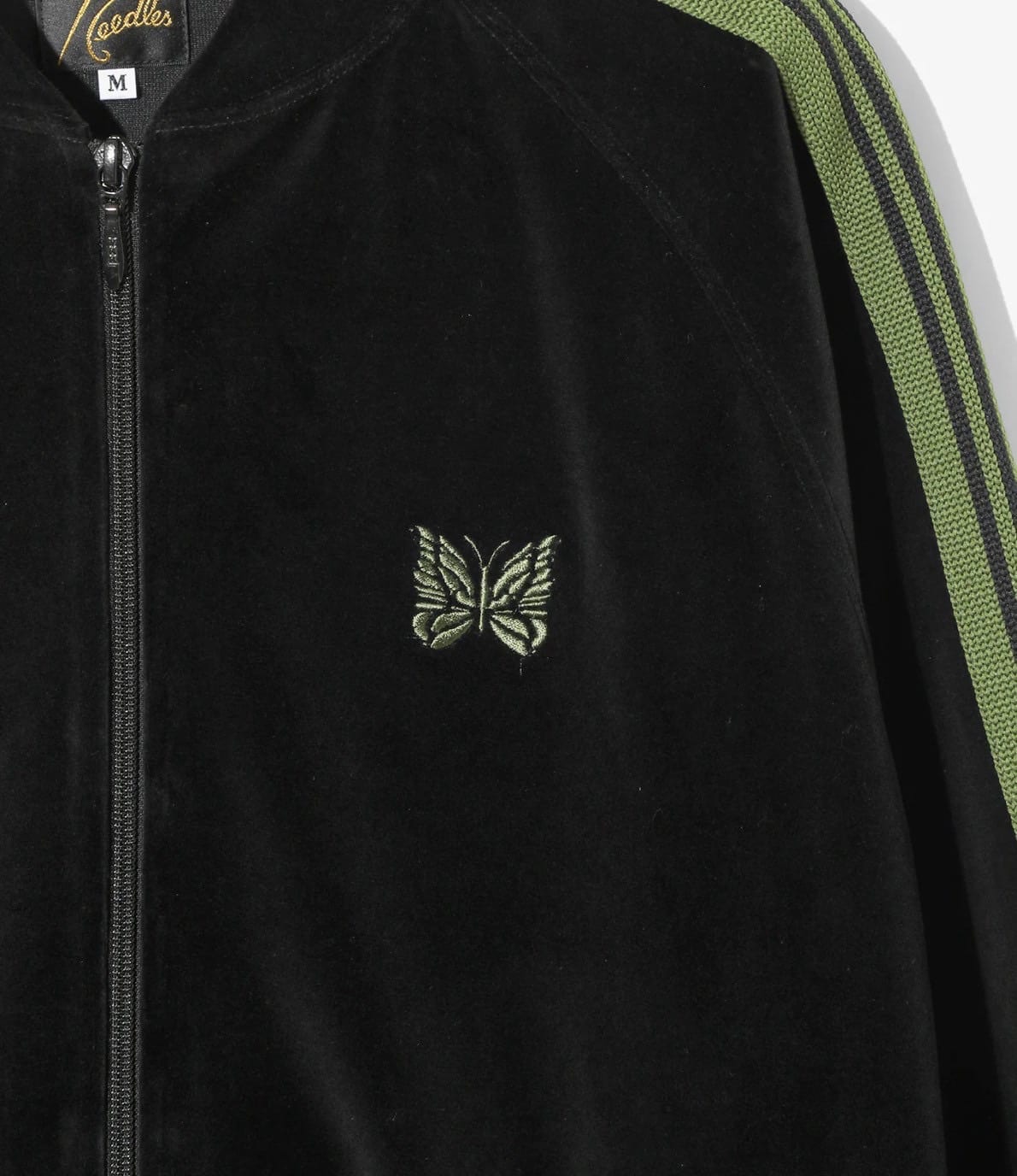 Needles/ニードルズ/Rib Collar Track Jacket - C/PE Velour 25AW BLACK M