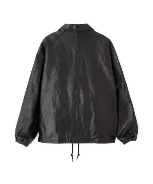 Schott/ショット/LEATHER COACH JACKET/レザー コーチジャケット BLACK M