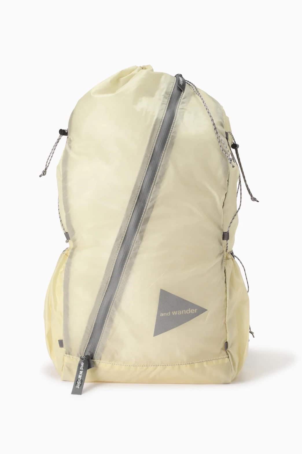 and wander/アンドワンダー/sil daypack/シルデイバッグ BLACK 18L