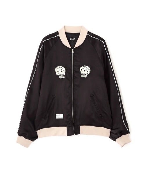 Schott/ショット/RAYON SUKA JACKET/レーヨン スカジャン BLACK M