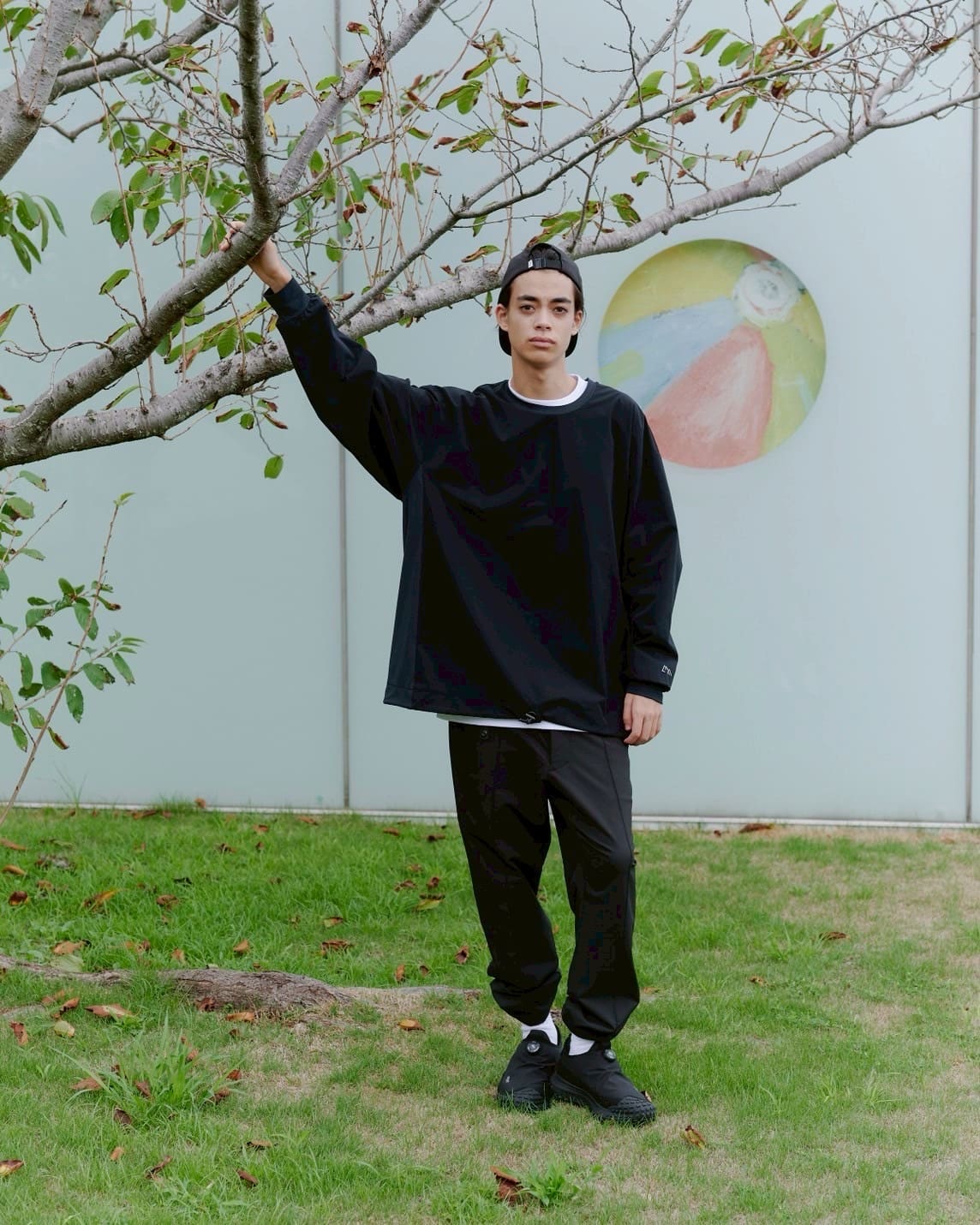 CMF OUTDOOR GARMENT/シーエムエフアウトドアガーメント/別注 SIMPLE SLOW DRY TEE L/S BLACK M