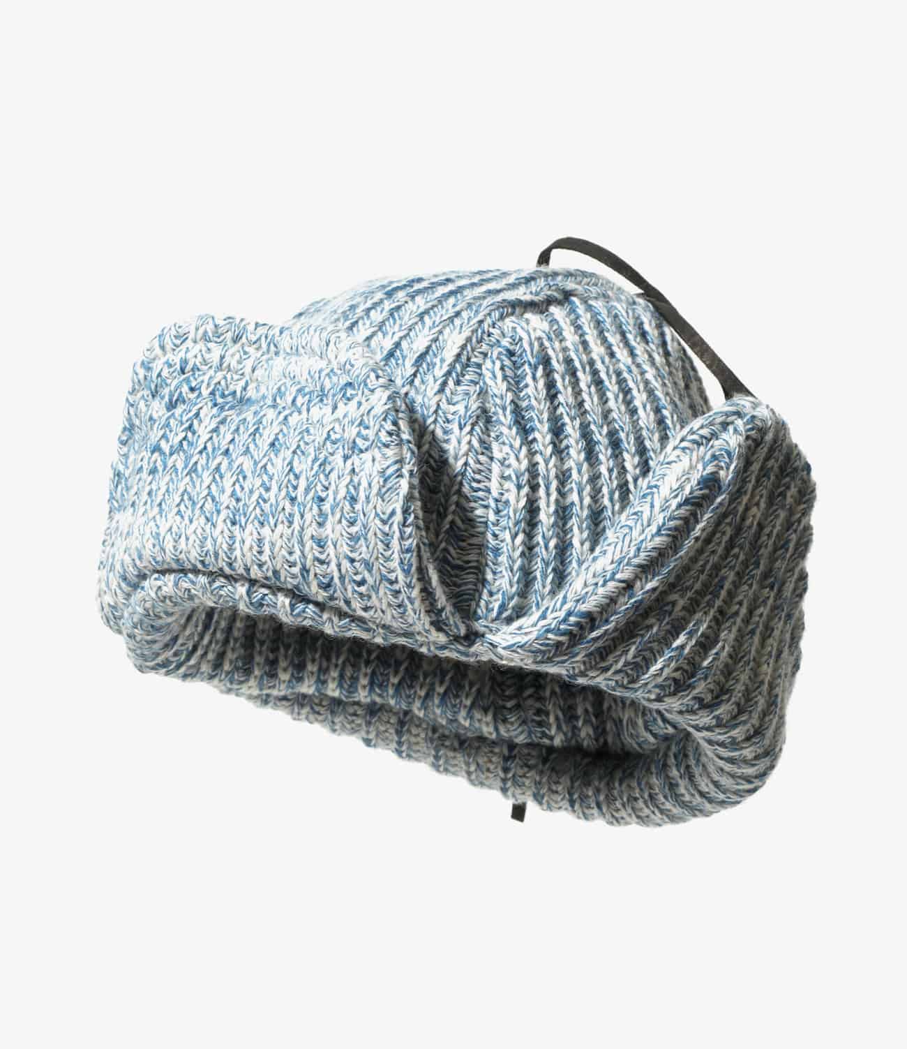 South2West8/サウスツーウエストエイト　Bomber Cap - W/A Knit BLUE FREE