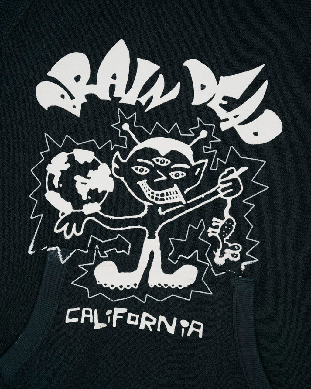 BRAIN DEAD/ブレインデッド/GLOBAL SHOCK HOODIE GREEN M