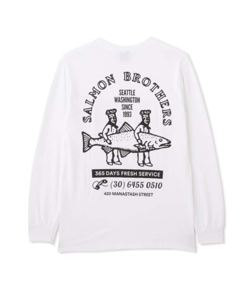 MANASTASH/マナスタッシュ/CiTee L/S TEE SALMON BLACK S