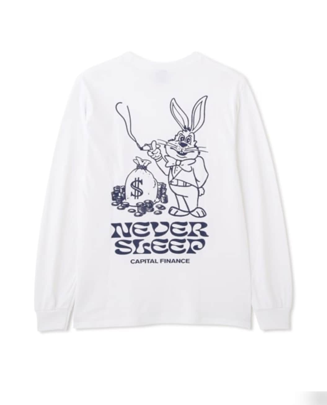 MANASTASH/マナスタッシュ/CiTee L/S TEE RABBIT WHITE S