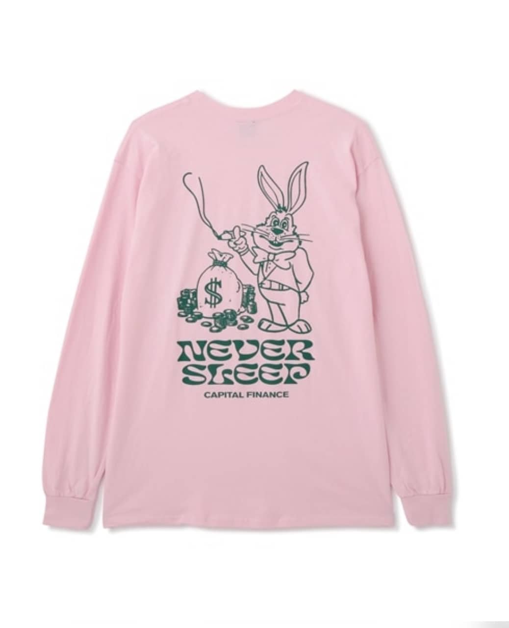  MANASTASH/マナスタッシュ/CiTee L/S TEE RABBIT PINK S