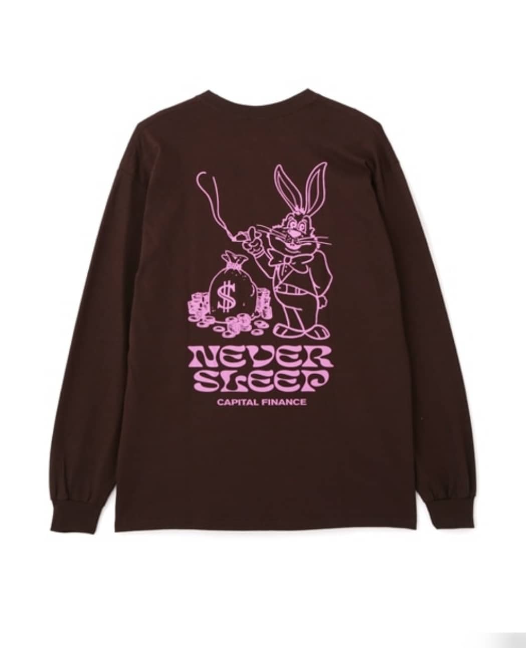 MANASTASH/マナスタッシュ/CiTee L/S TEE RABBIT BROWN S