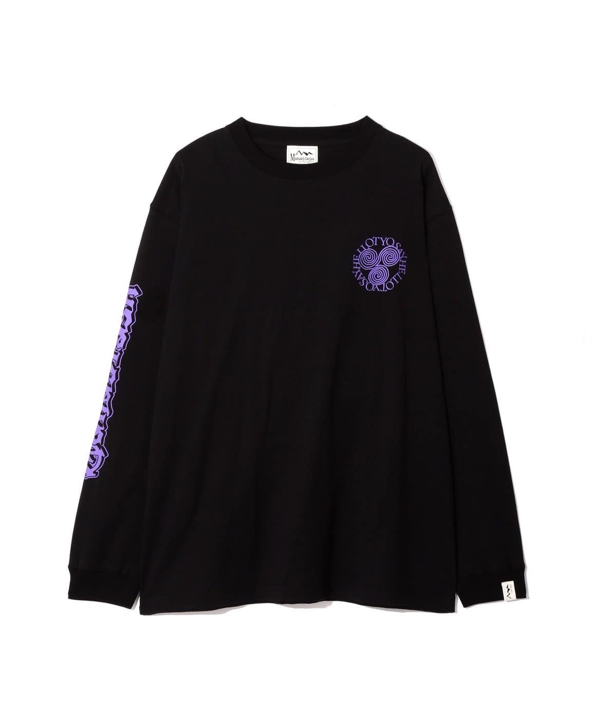 MANASTASH/マナスタッシュ/SAYHELLO L/S TEE BLACK S