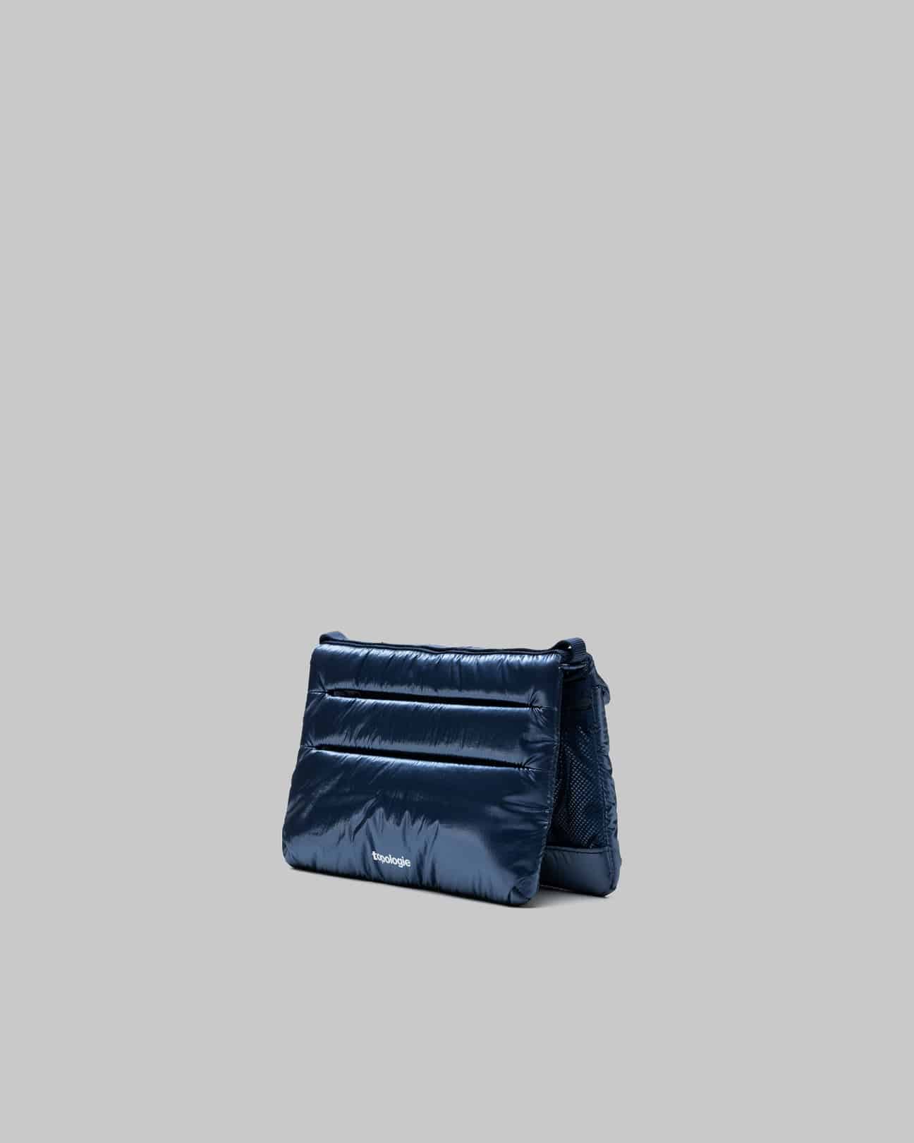Topologie/トポロジー　Flat Sacoche Small フラット サコッシュ スモール【バッグ単体】 Marine Blue Metallic SMALL