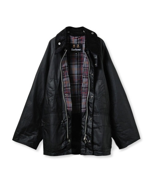 Barbour/バブアー　【BEDALE / ビデイル】ワックス ジャケット オーバーサイズ フィット　252MWX1679 BLACK 36