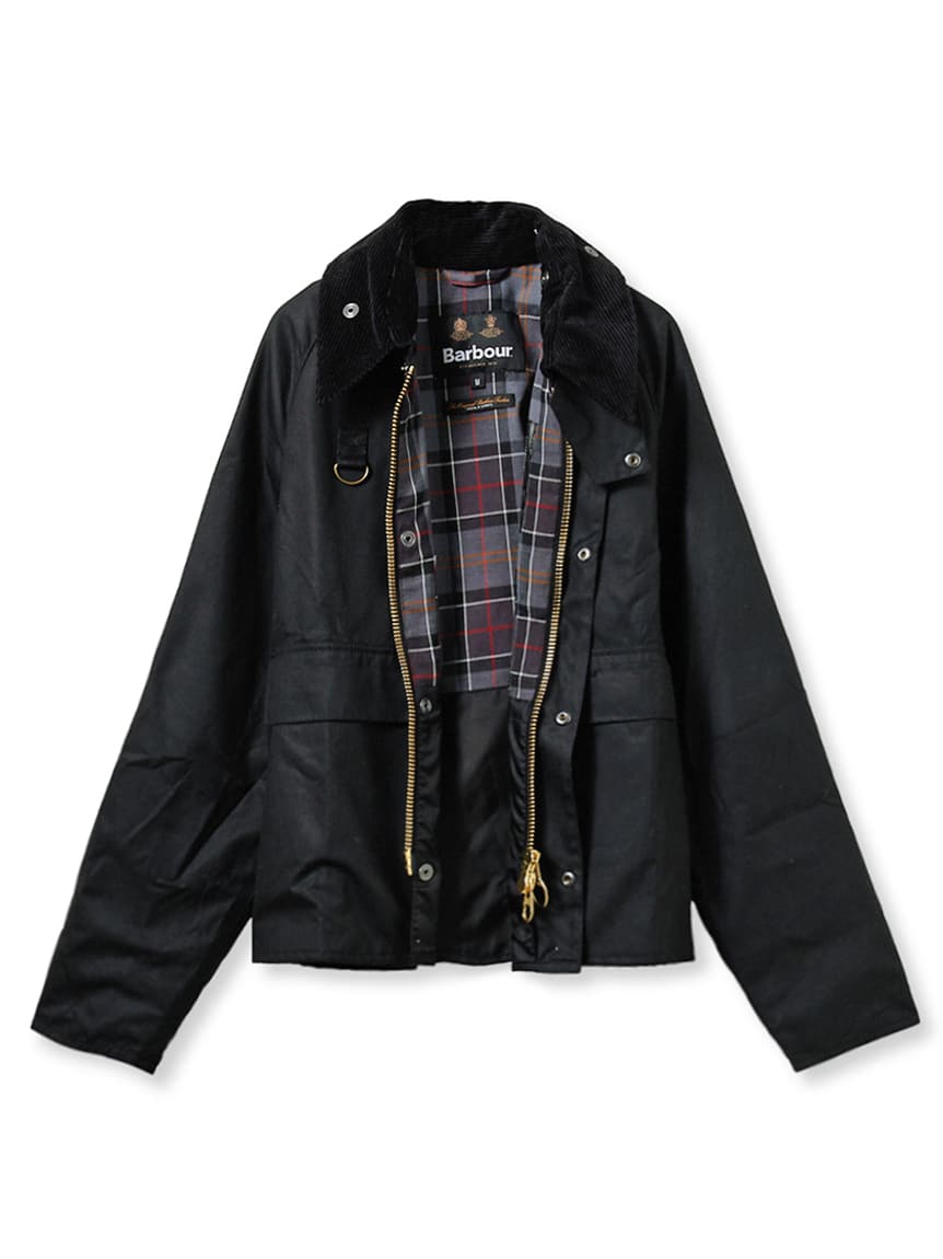 Barbour/バブアー　【SPEY / スペイ】ワックス ショート ジャケット　252MWX1212 BLACK XS