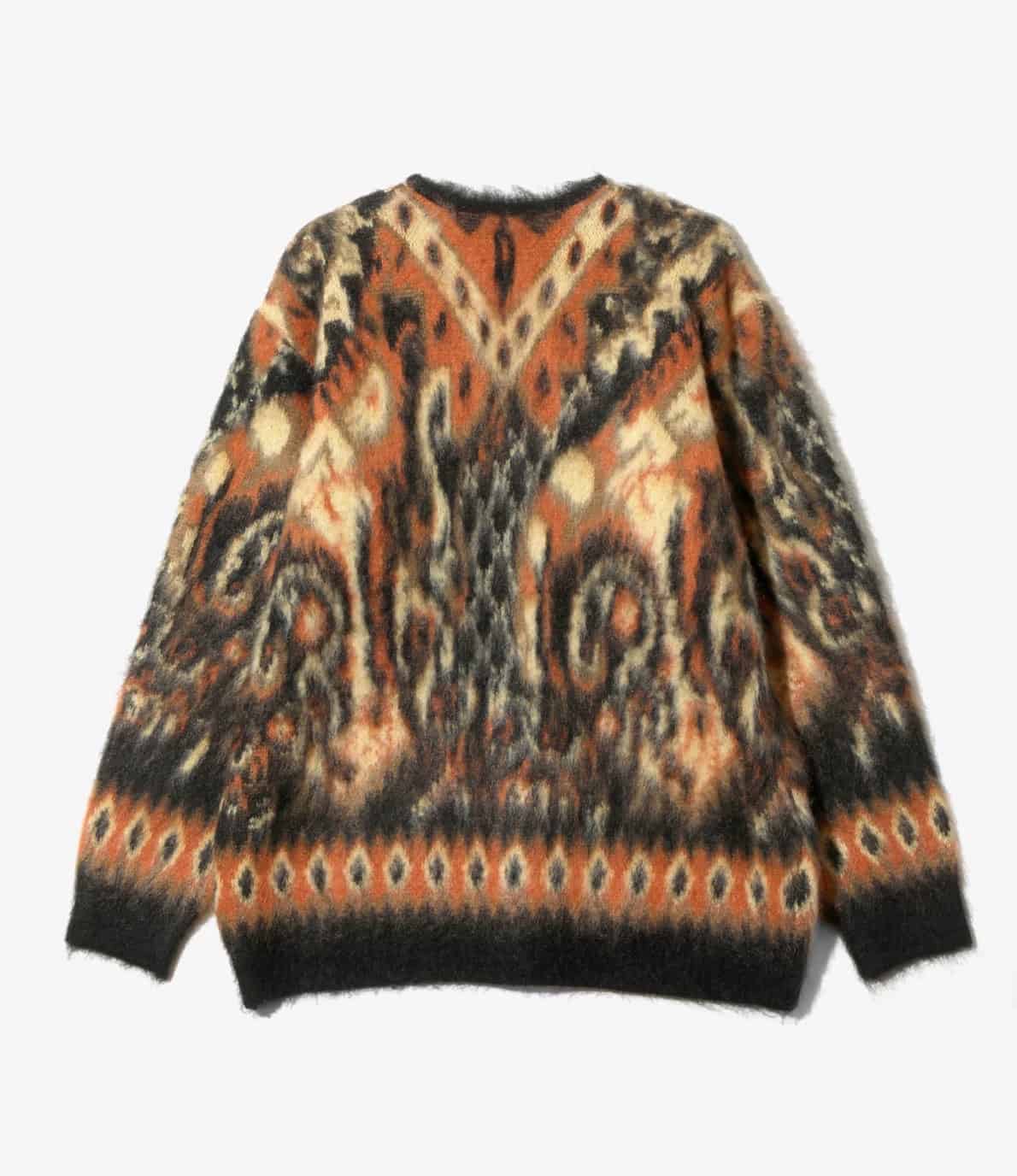 Needles/ニードルズ　Mohair Cardigan - Paisley 25AW BLACK S