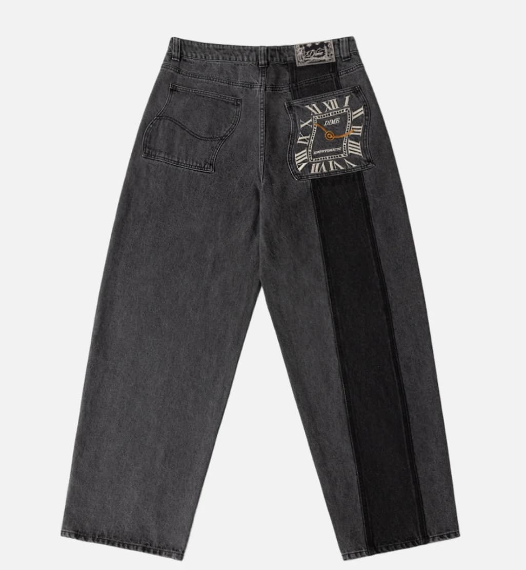 【Dime/ダイム】Baggy Denim Pants BLACK 30